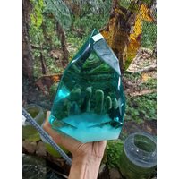 3, 76Kg(596 Perfekt Glänzend Poliert Erstaunliche Grüne Seestufe Mit Spezieller Schneebedeckter Haut Von Andara Crystal Monatomic Vollpoliert von Andaraspirit