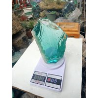 3.3Kg(785 Spezielle Regenbogen-Grüne See-Schneehaut/Schneeball Innen "Perfekte Form Von Andara-Kristall Monatomisch Natürlich Rauh Selten von Andaraspirit