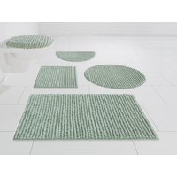 my home Badematte "Renat, Badvorleger, Badezimmer Teppich, Scandi", fußbodenheizungsgeeignet-schnell trocknend-strapazierfähig, Badteppich, Badgarnitur, Chenille-Optik, auch als 3 tlg. Set von My Home