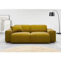 andas 2,5-Sitzer "Glimminge auch in Breitcord, Feincord + Easy care-Bezug" besondere Kedernähte, Zierkissen von Andas