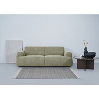 andas 2,5-Sitzer "Linkka, Breite 217 cm", in einem weichen Chenille-Stoff, mit Wellenunterfederung von Andas