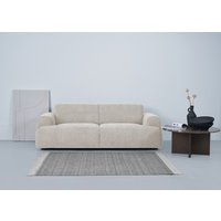 andas 2,5-Sitzer "Linkka, Breite 217 cm", in einem weichen Chenille-Stoff, mit Wellenunterfederung von Andas