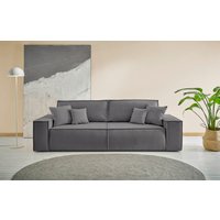 andas 3-Sitzer "FINNLEY, Schlafsofa 257 cm, Couch mit Schlaffunktion & Bettkasten" verfügbar in den Stoffqualitäten Bouclé, Struktur fein und Mega Cord von Otto Home