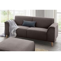 andas 2-Sitzer "Janek", mit Federkern und Keder in scandinavischem Design von Andas