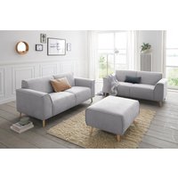 andas 2-Sitzer "Janek", mit Federkern und Keder in scandinavischem Design von Andas