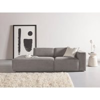 andas 2-Sitzer "Noord mit Kedernaht, Breite 227 cm" Cord, Struktur, Webstoff, mit Wellenunterfederung, Massivholzrahmen von Andas