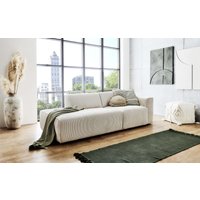 andas 2-Sitzer "Noord mit Kedernaht, Breite 227 cm", Cord, Struktur, Webstoff, mit Wellenunterfederung, Massivholzrahmen von Andas