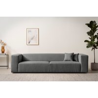 andas 3-Sitzer "BAKELS, Couch in Cord oder Boucle-Stoff, Sofa im modernen Design", bequemer Sitzkomfort,in 2 Stoffen und 8 Farben lieferbar von Andas