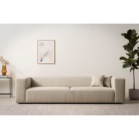 andas 3-Sitzer "BAKELS, Couch in Cord oder Boucle-Stoff, Sofa im modernen Design", bequemer Sitzkomfort,in 2 Stoffen und 8 Farben lieferbar von Andas