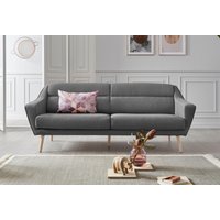 OTTO home 3-Sitzer "Bille" mit Naht im Rückenkissen und Eiche-Beinen, Design by Morten Georgsen von Otto Home