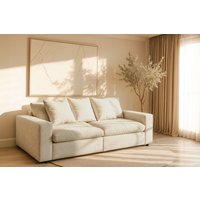 andas 3-Sitzer "Venslev" Lounge-Sofa, mit extra tiefer Sitzfläche und losen Kissen andas 3-Sitzer "Venslev" Lounge-Sofa, mit extra tiefer Sitzfläche und losen Kissen von Andas