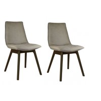 andas Esszimmerstuhl "Ramon", (Set), 2 St., Microfaser, mit Massivholzbeinen, verschiedenen Farben und Stoffe von Andas