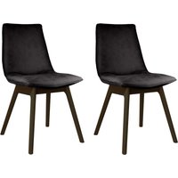 andas Esszimmerstuhl "Ramon", (Set), 2 St., Microfaser, mit Massivholzbeinen, verschiedenen Farben und Stoffe von Andas