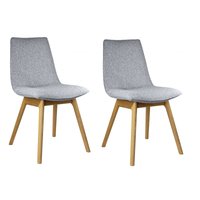 andas Esszimmerstuhl "Ramon", (Set), 2 St., Webstoff, mit Massivholzbeinen, verschiedene Stoffe von Andas
