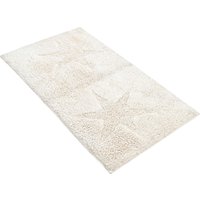 andas Badematte "Marie", rutschhemmend beschichtet, strapazierfähig-fußbodenheizungsgeeignet, Badteppich, Stern Motiv, Hoch-Tief-Struktur, auch als Set von Andas