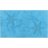 andas Badematte "Marie" Höhe 13 mm rutschhemmend beschichtet fußbodenheizungsgeeignet  strapazierfähig Badteppich, Stern Motiv, Hoch-Tief-Struktur, auch als Set von Andas