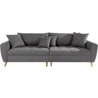 Home affaire Big-Sofa "Penelope Luxus", mit besonders hochwertiger Polsterung für bis zu 140 kg pro Sitzfläche von Andas