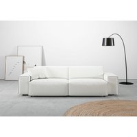 andas Big-Sofa "Glimminge auch in Breitcord, Feincord + Easy care-Bezug," besondere Kedernähte Zierkissen von Andas