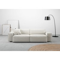 andas Big-Sofa "Glimminge auch in Breitcord, Feincord + Easy care-Bezug," besondere Kedernähte Zierkissen von Andas
