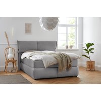 andas Boxspringbett "Jenson", in 4 Farben, 4 Breiten, 3 Matratzenarten in 2 Härtegraden, Topper von Andas