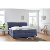 andas Boxspringbett "Jenson" in 4 Farben, 4 Breiten, 3 Matratzenarten in 2 Härtegraden, Topper von Andas