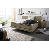 andas Boxspringbett "Premium", Steppung mit Knopfheftung, inkl. Topper andas Boxspringbett "Premium", Steppung mit Knopfheftung, inkl. Topper von Andas