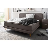 andas Boxspringbett "Premium", Steppung mit Knopfheftung, inkl. Topper von Andas