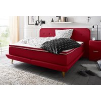 andas Boxspringbett "Premium", Steppung mit Knopfheftung, inkl. Topper von Andas