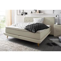 andas Boxspringbett "Premium", Steppung mit Knopfheftung, inkl. Topper von Andas