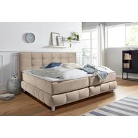 andas Boxspringbett "Salo XXL" in Samtoptik oder Struktur, 6 Breiten in Überlänge 220cm, 4 Härtegrade andas Boxspringbett "Salo XXL" in Samtoptik oder Struktur, 6 Breiten in Überlänge 220cm, 4 Härtegrade von Andas