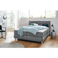 andas Boxspringbett "Salo XXL", in Samtoptik oder Struktur, 6 Breiten in Überlänge 220cm, 4 Härtegrade andas Boxspringbett "Salo XXL", in Samtoptik oder Struktur, 6 Breiten in Überlänge 220cm, 4 Härtegrade von Andas