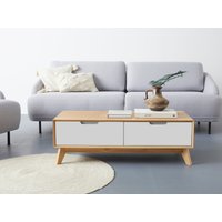 andas Couchtisch "Pandrup" mit 2 Schubkasten, in verschiedenen Farben erhältlich, Höhe 37 cm von Andas