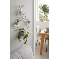 andas Deko-Wandregal "Rauten Rudel" Set, 5 Stk. tlg. Dekoregal, Wanddeko, aus Metall andas Deko-Wandregal "Rauten Rudel" Set, 5 Stk. tlg. Dekoregal, Wanddeko, aus Metall von Andas