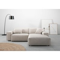 andas Ecksofa "Glimminge L-Form auch in Breitcord, Feincord + Easy care-Bezug,", Breite 234, Zierkissen von Andas