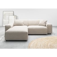 andas Ecksofa "Glimminge L-Form auch in Breitcord, Feincord + Easy care-Bezug,", Breite 234, Zierkissen von Andas