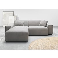 andas Ecksofa "Glimminge L-Form auch in Breitcord, Feincord + Easy care-Bezug,", Breite 234, Zierkissen von Andas