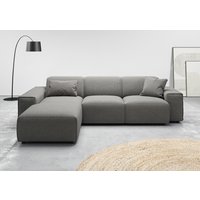 andas Ecksofa "Glimminge L-Form auch in Breitcord, Feincord + Easy care-Bezug,", Breite 264, Zierkissen von Andas
