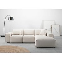 andas Ecksofa "Glimminge L-Form auch in Breitcord, Feincord + Easy care-Bezug,", Breite 264, Zierkissen von Andas