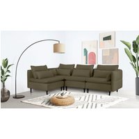 andas Ecksofa "ALVIK L-Form", zusammengesetzt aus Modulen, erweiterbar mit Modulen der Serie von Andas