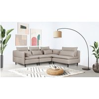 andas Ecksofa "ALVIK L-Form" zusammengesetzt aus Modulen, erweiterbar mit Modulen der Serie von Andas