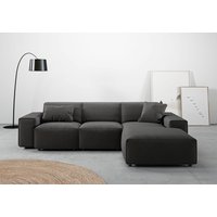 andas Ecksofa "Glimminge L-Form auch in Breitcord, Feincord + Easy care-Bezug,", Breite 264, Zierkissen von Andas