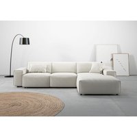andas Ecksofa "Glimminge auch in Breitcord, Feincord, Bouclé + Easy care-Bezug", L-Form, Breite 294, Zierkissen von Andas