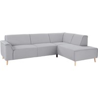 andas Ecksofa "Janek L-Form", mit Federkern und Keder in scandinavischem Design von Andas