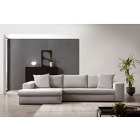 andas Ecksofa "SLEETLAND XXL in Samtvelours oder Vintage-Leder-Optik, L-Form,", besonders groß und bequem von Andas