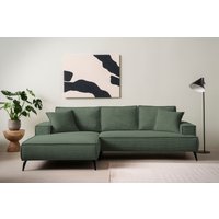 andas Ecksofa "TVINNU, L-Form, 275cm, in Cord und Leinenoptik" wahlweise Recamiere rechts/links, schwarze Füße, bequemer Sitzkomfort andas Ecksofa "TVINNU, L-Form, 275cm, in Cord und Leinenoptik" wahlweise Recamiere rechts/links, schwarze Füße, bequemer Sitzkomfort von Andas