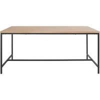 andas Esstisch "Vadum", (1 St.), mit Tischplatte in einer Holzoptik und fühlbare Struktur, Höhe 76 cm von Andas