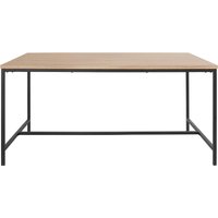 andas Esstisch "Vadum", (1 St.), mit Tischplatte in einer Holzoptik und fühlbare Struktur, Höhe 76 cm von Andas
