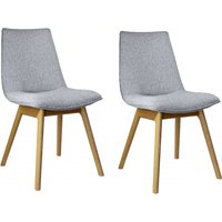 andas Esszimmerstuhl "Ramon", (Set), 2 St., Webstoff-Microfaser, mit Massivholzbeinen, verschiedene Stoffe von Andas