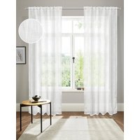 andas Gardine "Tursik" Faltenband 1 Stk. tlg. Blickdicht, Leinenlook, Polyester von Andas