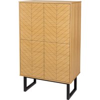 Woodman Highboard, Hochkommoe im skandinavischen Design von Woodman